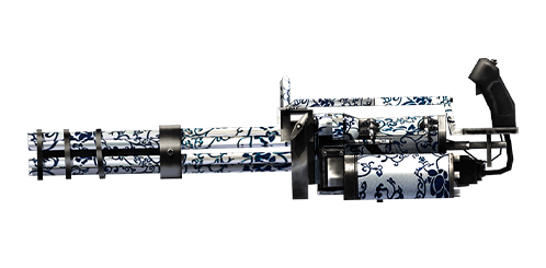 Gatlin Gun-Blue Pottery