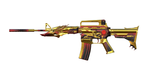 M4A1-Iron Beast-Noble Gold